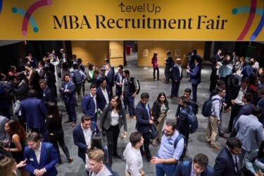 Studierende auf der MBA Recruitment Fair