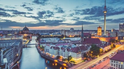 Berlin bei Dämmerung