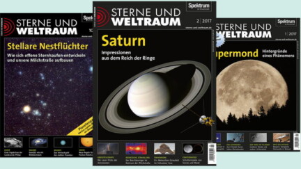 Sterne und Weltraum Cover Logo